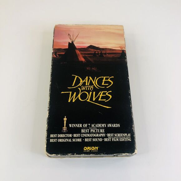 Dances With Wolves VHS 1990 Kevin Costner Western - Picture 1 of 2